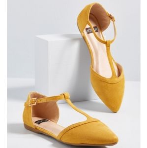 NWT Modcloth Vegan T-Strap Flats